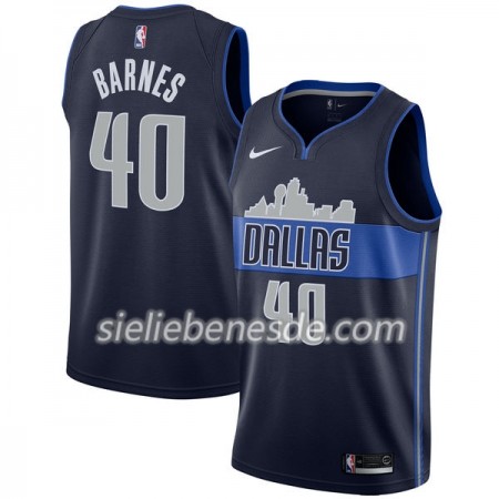 Herren NBA Dallas Mavericks Trikot Harrison Barnes 40 Nike 2017-18 marineblau Swingman